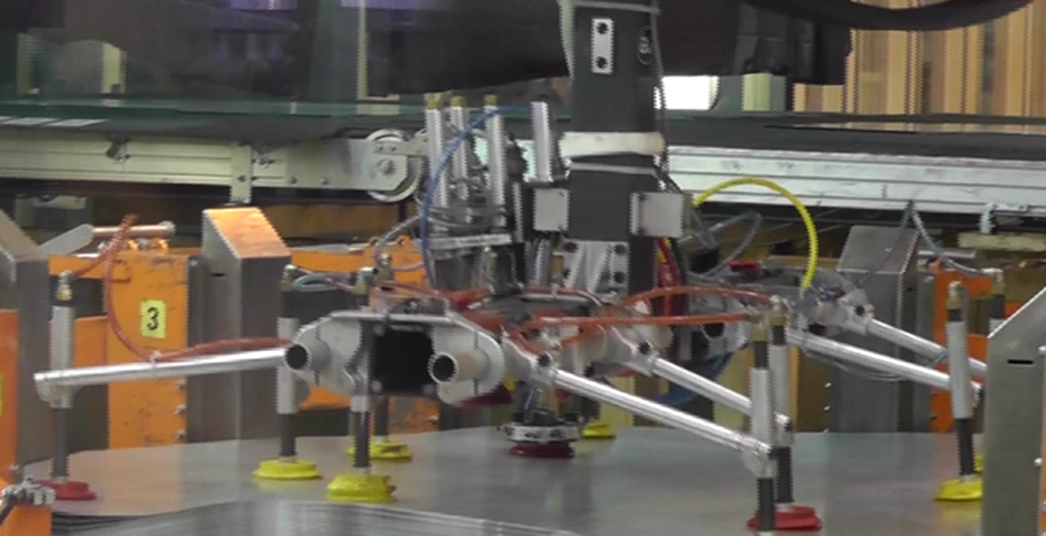 Uzina Dacia are peste 800 de roboţi şi vehicule autoghidate – VIDEO
