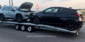 Două Toyota, un RAV4 și un GR Yaris, căutate de autoritățile germane, găsite în România