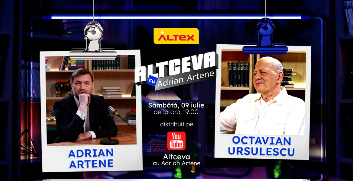 Octavian Ursulescu este invitat la podcastul ALTCEVA cu Adrian Artene