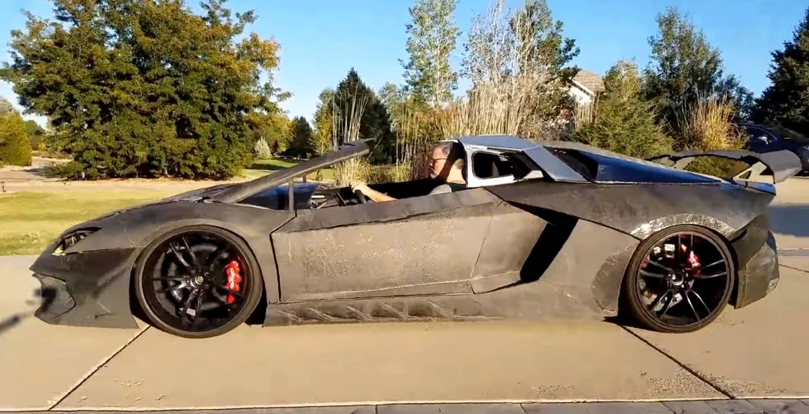 Replica funcţională a unui Lamborghini Aventador, construită cu o imprimată 3D – VIDEO