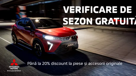 Mitsubishi oferă verificarea gratuită de sezon: eficiență și siguranță sporită pentru autovehiculele mărcii (P)