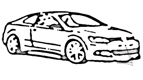 Volkswagen - schiţe coupe