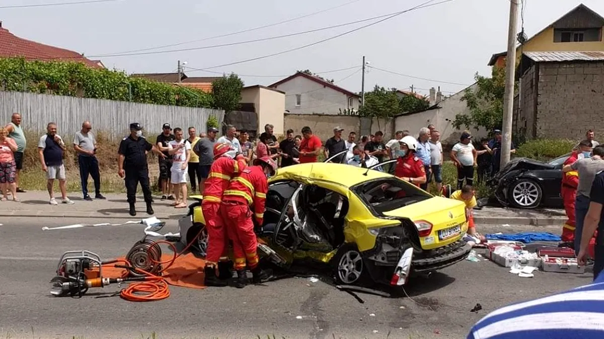 Video | Cumplitul accident de la Craiova în care au murit patru oameni a fost surprins de camerele de supraveghere