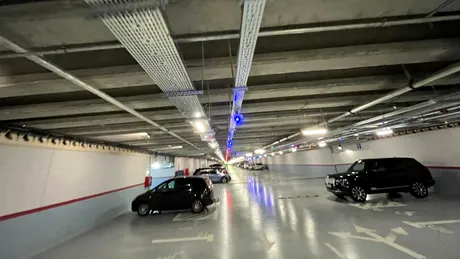 FOTO. Ce reguli trebuie să respecți în noua parcare subterană din București și până când se poate parca gratis