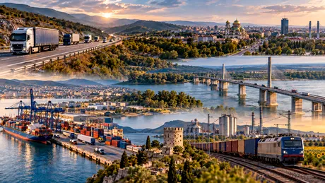 România ar putea intra pe o nouă axă industrială a Europei. „Banana Balcanică” ar lega Salonicul de Timișoara