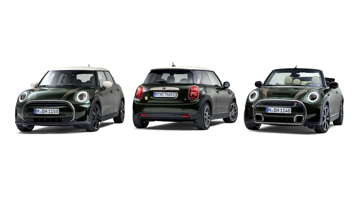 Mini lansează trei ediții speciale, care vor fi disponibile inclusiv în România