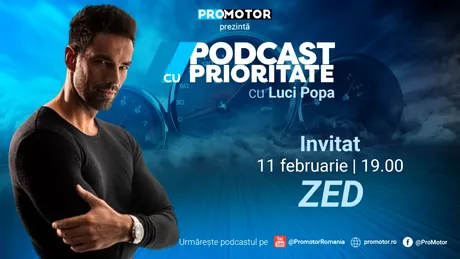 ProMotor lansează ”Podcast cu prioritate” - Prima ediție va fi difuzată sâmbătă, 11 februarie 2023