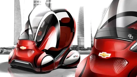 Twizy făcut de americani va fi Chevrolet EN-V 2.0