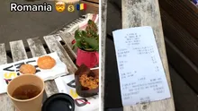 Nu i-a venit să creadă! Câți lei a dat un turist american pe o brioșă și un ceai, la o terasă din București