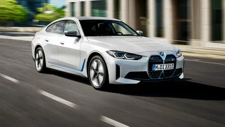 BMW introduce o nouă versiune entry-level pentru electricul i4