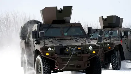 Noile vehicule blindate Cobra II 4x4 ale Armatei vor putea fi văzute pe drumuri publice în aceste zile