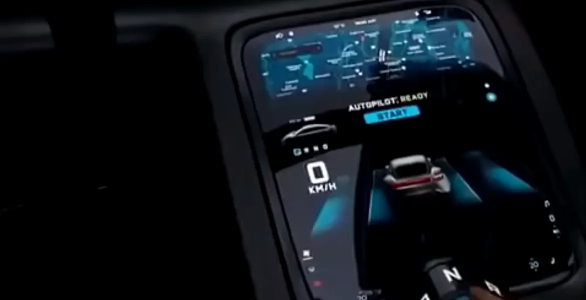 Primul clip cu interiorul lui Porsche Taycan. Este prima maşină electrică a producătorului german – VIDEO