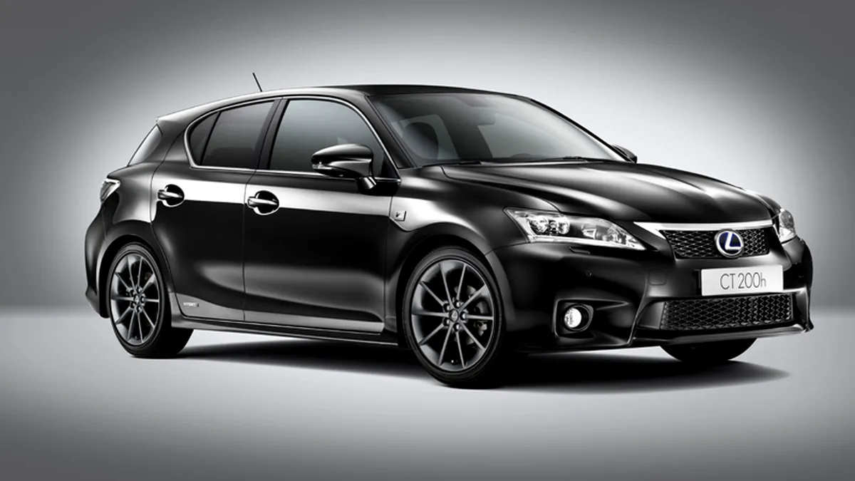 Lexus CT 200h F- Sport, disponibil oficial în România