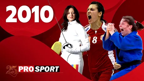Prosport 2010. Corina Căprioriu, Cristina Neagu, plus Ana Maria Brânză și spadasinele de AUR! Liga Campionilor pentru Cristi Chivu