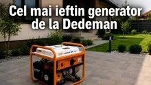 Cât costă cel mai ieftin generator de la Dedeman și ce poate alimenta în caz de urgență