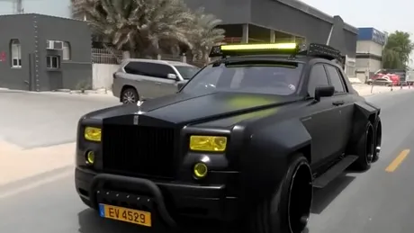 Cum arată poate cel mai urât model Rolls-Royce din istorie (cu video)