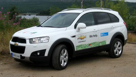 Un Chevrolet Captiva pentru copiii din Laponia