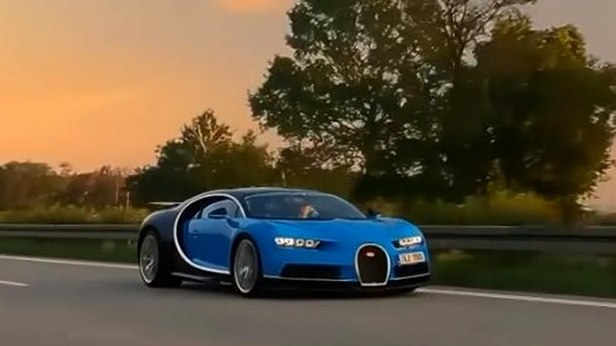 VIDEO: Un Bugatti Chiron a bătut recordul pe Autobahn. Ce viteză a atins supercarul francez?