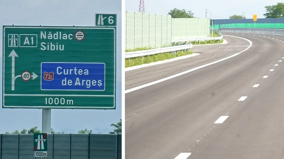 A fost deschisă autostrada Curtea de Argeș - Pitești. Cum arată șoseaua de mare viteză și cât durează drumul | VIDEO