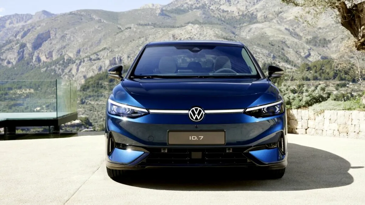 Noul Volkswagen ID.7 a fost prezentat oficial. Modelul electric german oferă o autonomie de 700 de KM - VIDEO