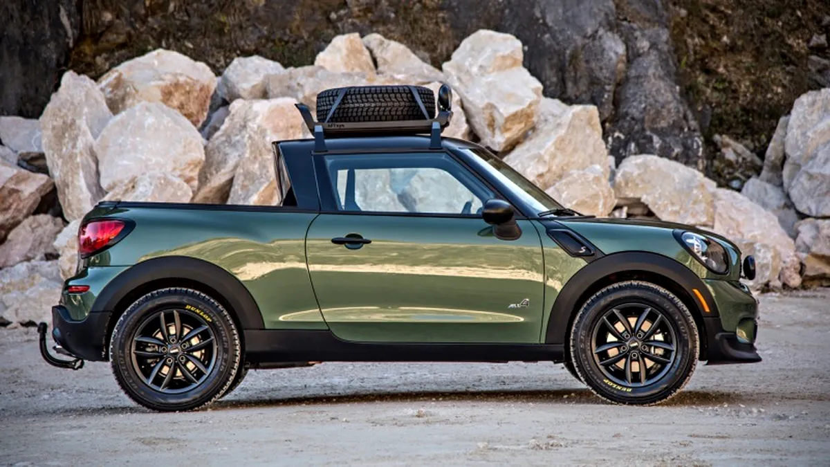 Mini Paceman pick-up, un proiect oficial al nemţilor de la BMW