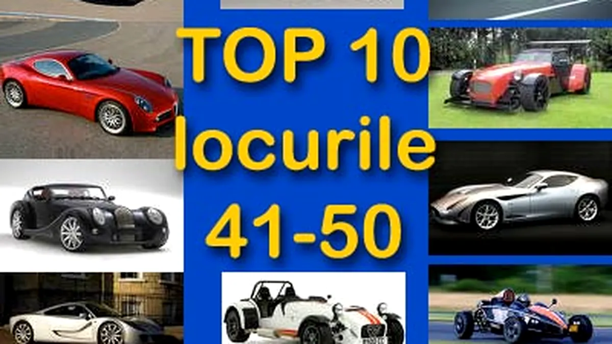 TOP 50 maşini exotice: locurile 41-50