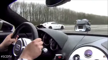 Liniuţă: Bugatti Veyron vs Nissan GT-R de 1000 CP. Cine câştigă? VIDEO