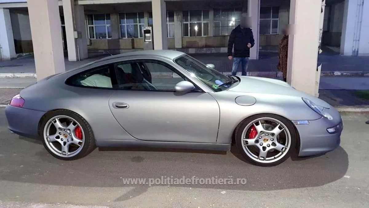 Un Porsche 911 căutat de polițiști în Germania a fost descoperit în vamă la Giurgiu