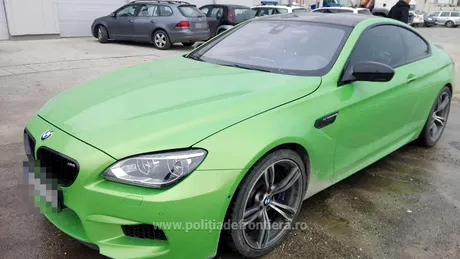 BMW M6, căutat de autoritățile din Norvegia, descoperit de polițiștii constănțeni