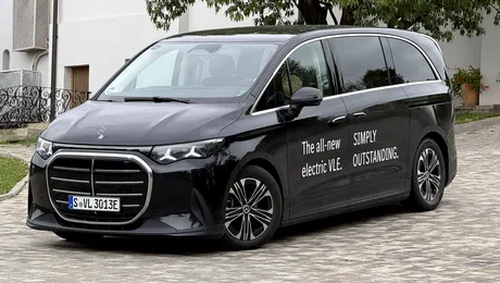 Prim contact cu Mercedes-Benz VLE, cel mai nou model electric de lux al germanilor. Cât consumă un MPV de lux de 3 tone?