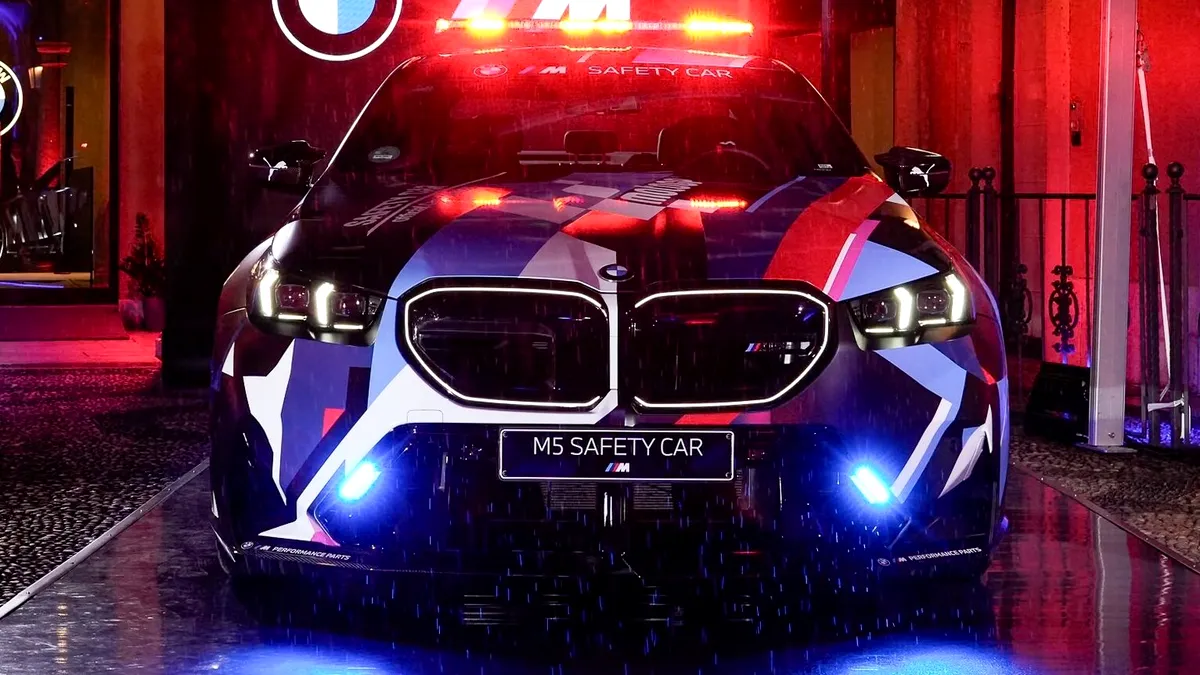 BMW M5 este noul safety car al MotoGP