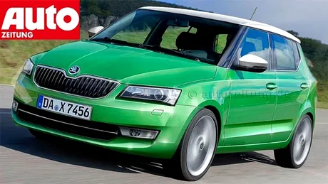 Randări: la finalul lui 2014 vom vedea noua Skoda Fabia