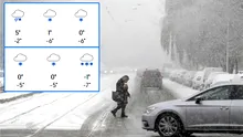 Ninge și în București! Meteorologii ACCUWEATHER anunță 6 zile consecutive de ninsori în Capitală. Pe ce dată vin zăpezile