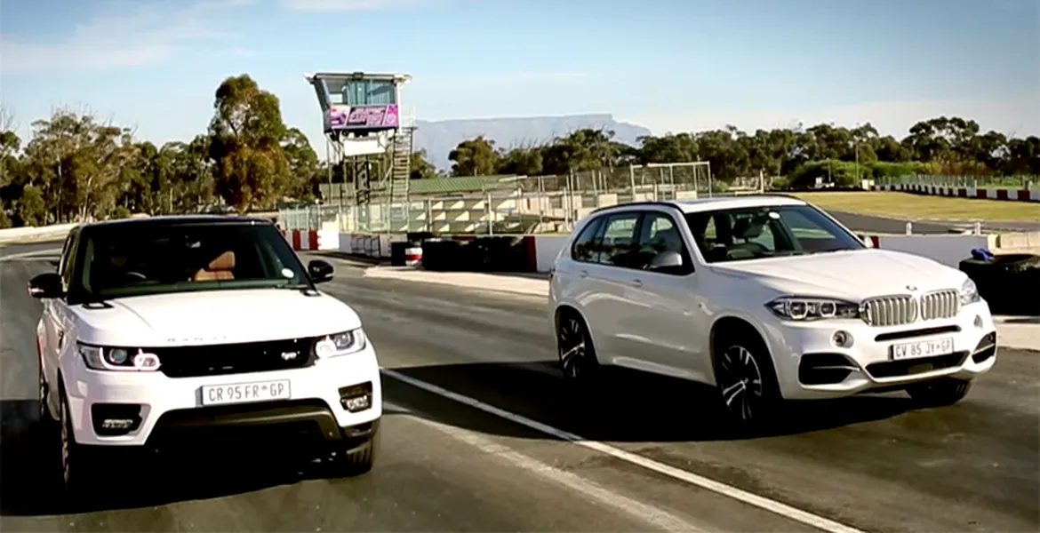 VIDEO: Liniuţă între BMW X5 M50d şi Range Rover Sport V8