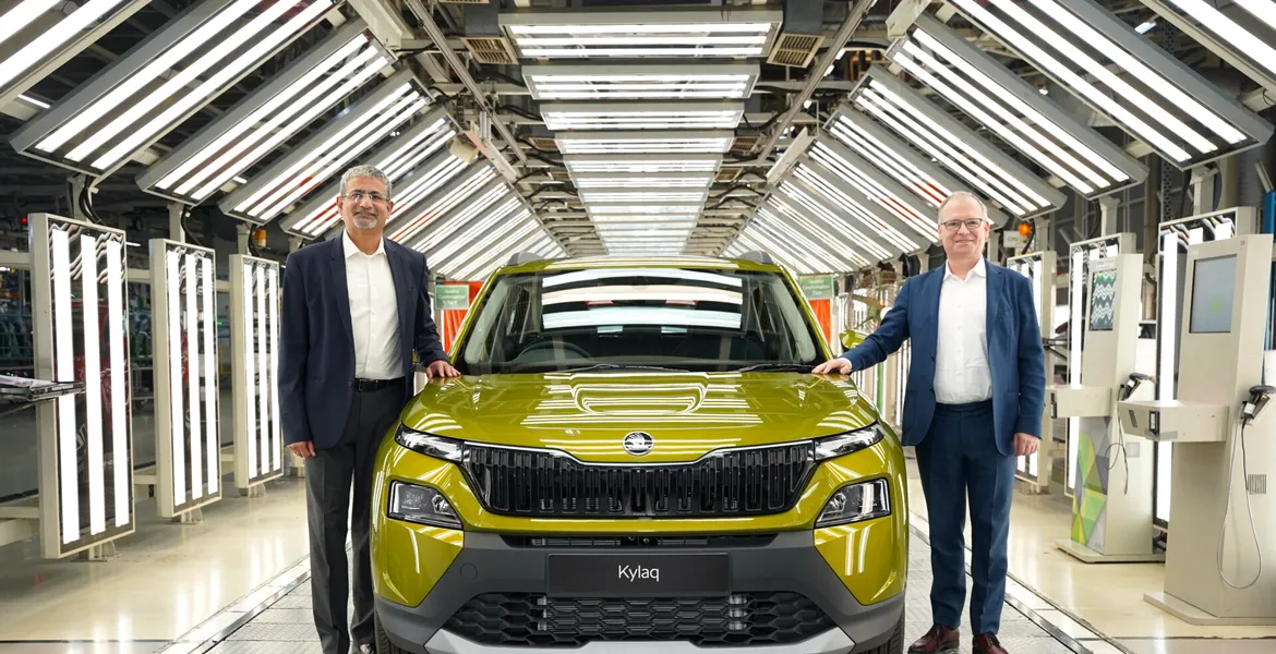 Skoda Kylaq a intrat oficial în producție. SUV-ul destinat pieței din India costă mai puțin de 9.000 de euro