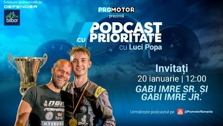 Gabi Imre Sr. și Jr. – povestea lor în drift, la „Podcast cu Prioritate” #61 by ProMotor