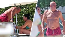 FOTO. Florin Prunea și iubita lui, în costum de baie, la piscină! Imaginile verii