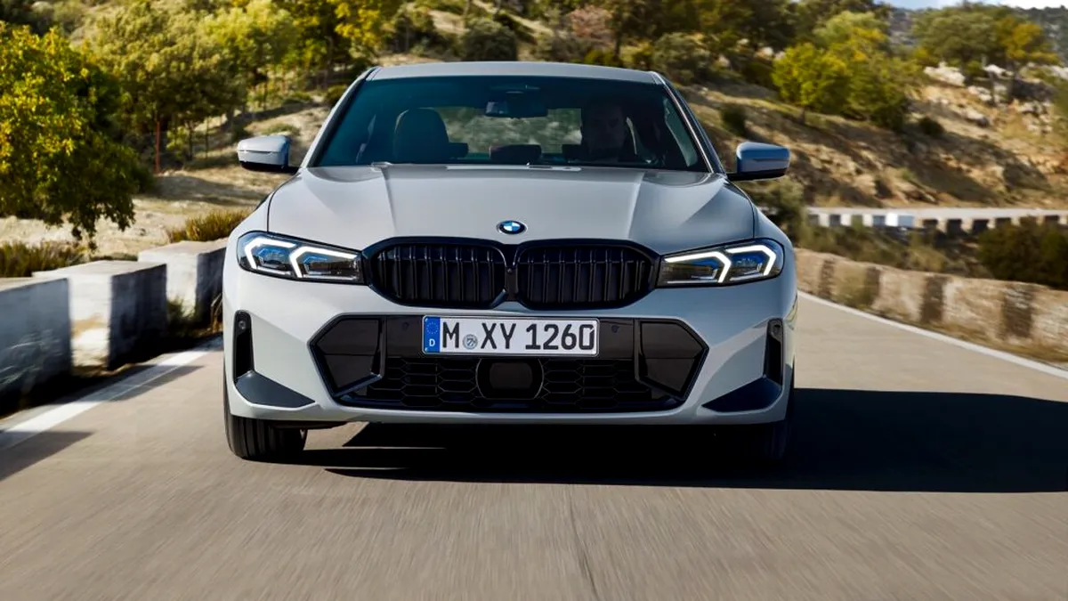 BMW Seria 3 facelift debutează cu un design împrospătat și cu mai multă tehnologie