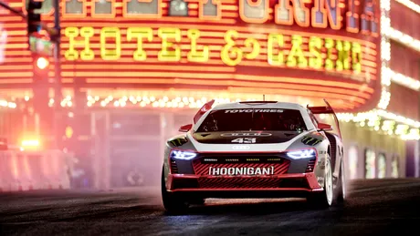 Electrikhana: Ken Block entuziasmează la volanul unui Audi S1 Hoonitron 100% electric (VIDEO)