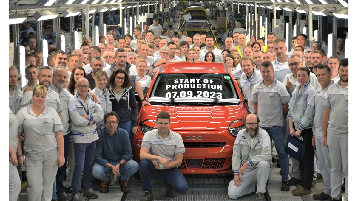 Producția noului Fiat 600e a început la uzina din Polonia