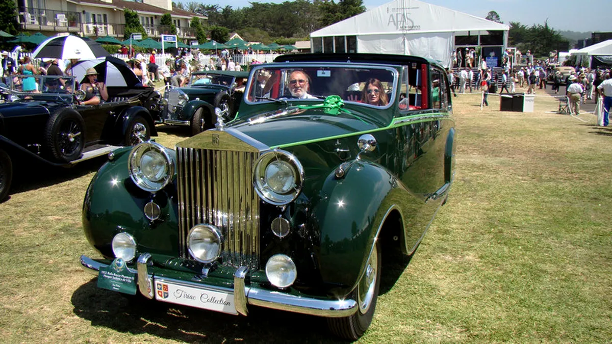 Ion Ţiriac, unul dintre câştigătorii concursului de eleganţă Pebble Beach 2015