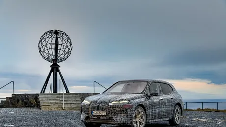 BMW iX a intrat în etapa de teste la temperaturi exterioare extrem de scăzute - FOTO
