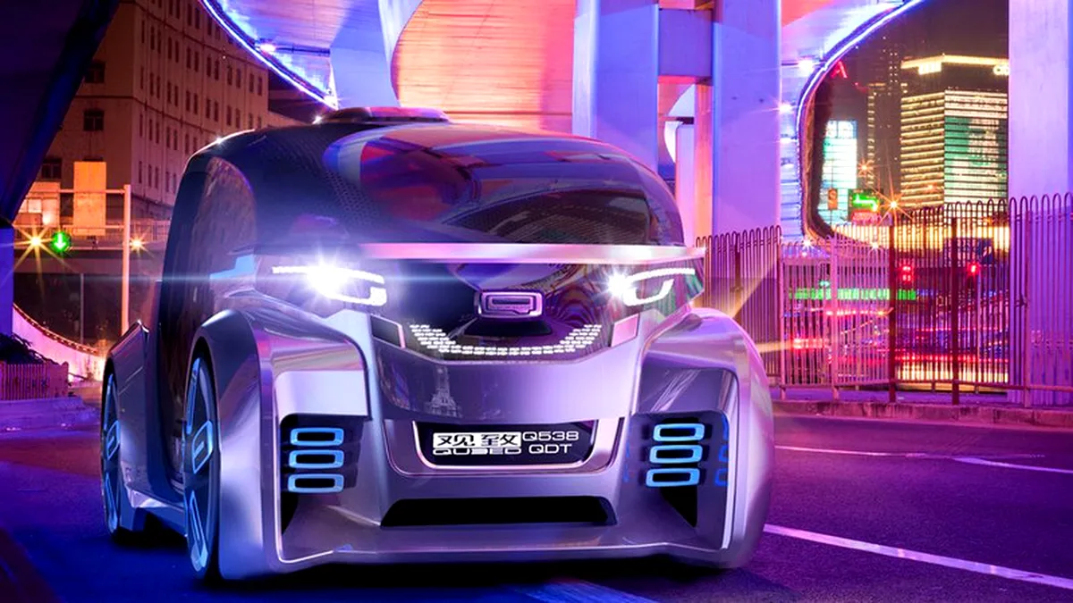 Qoros vrea să ne arate maşina anului 2029 cu conceptul QorosQloud Qubed