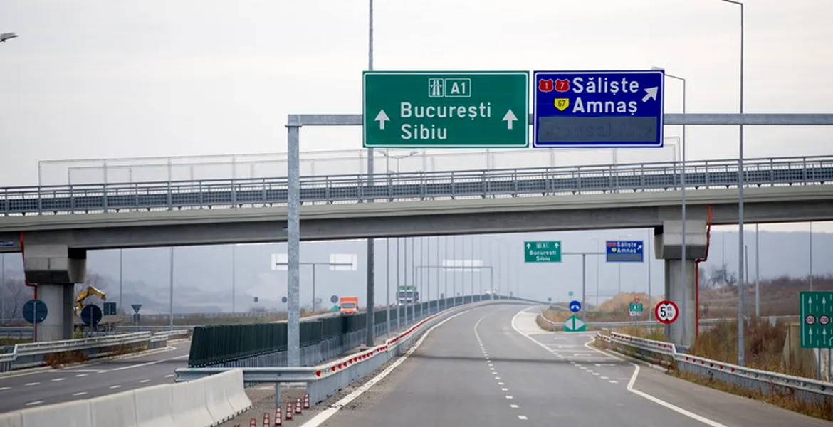 CNADNR închide 22 de km din autostrada A1, între Sălişte şi Cunţa