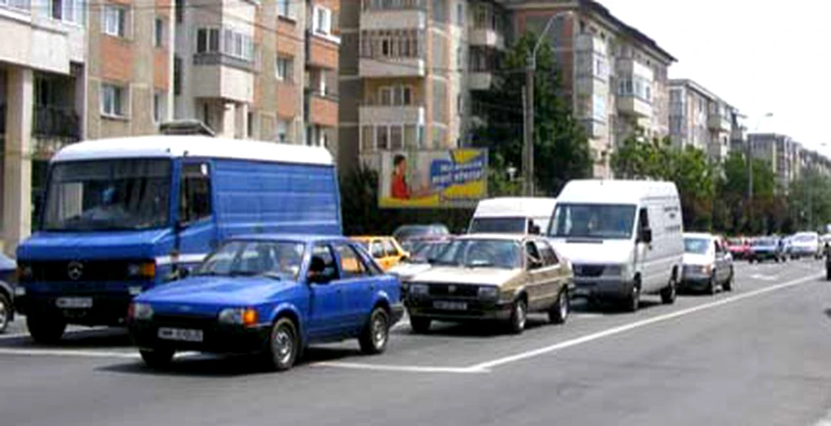 Numărul de maşini în creştere în România