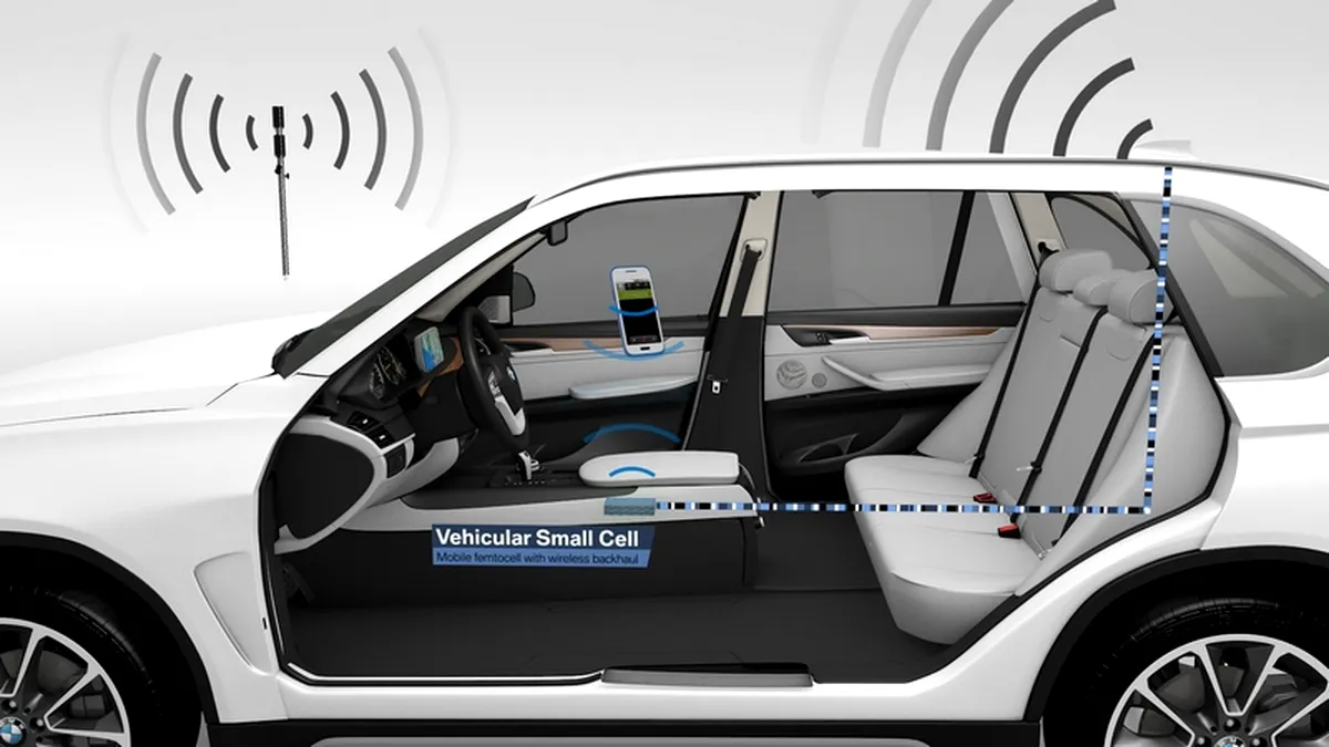 BMW Vehicular Small Cell îţi va menţine încărcat telefonul