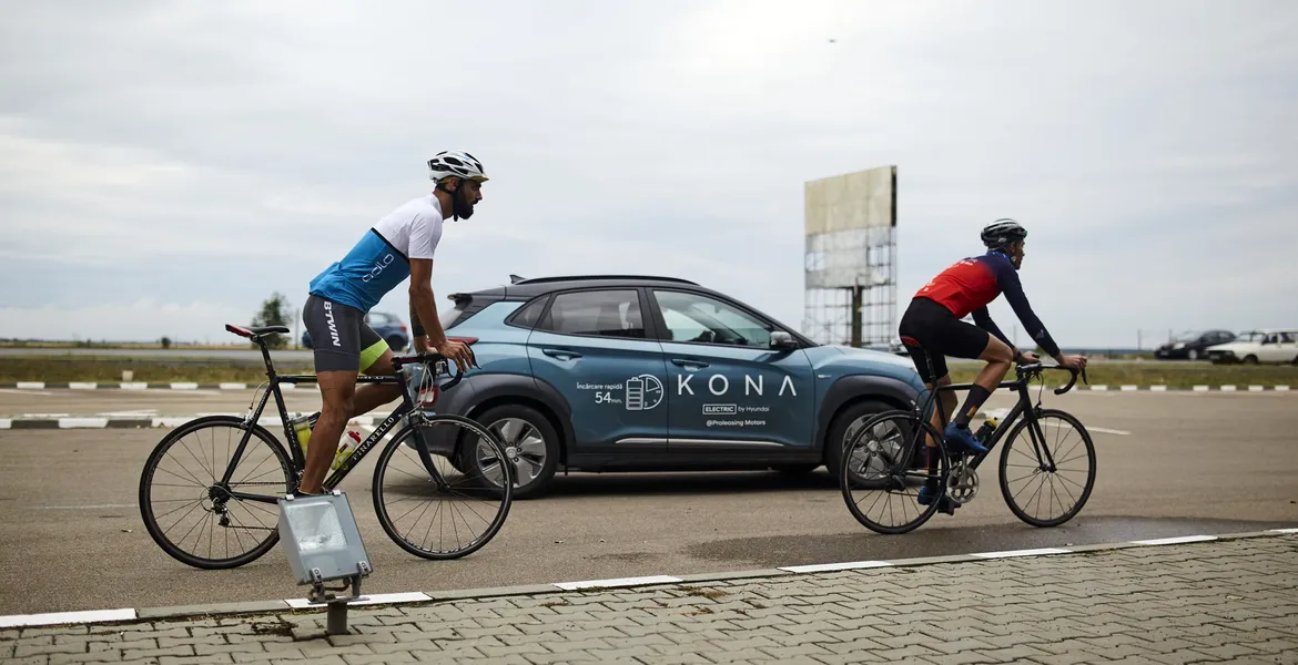 Hyundai Kona Electric – 500 km parcurși fără reîncărcare în cursa „Bike 4 Life”