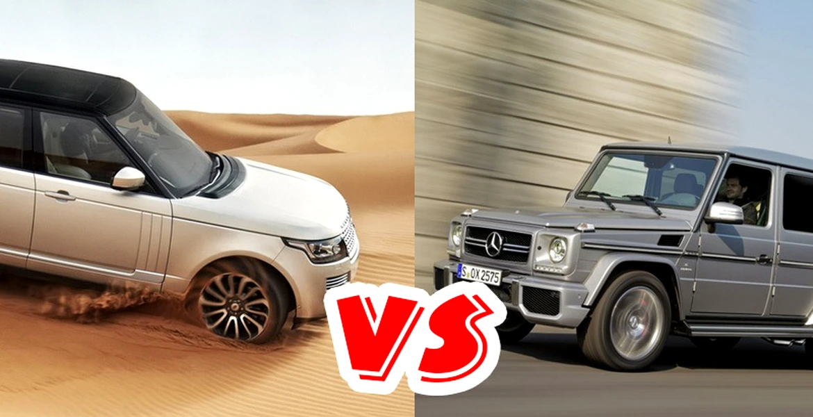 Comparativ video între noul Range Rover şi Mercedes-Benz G63 AMG