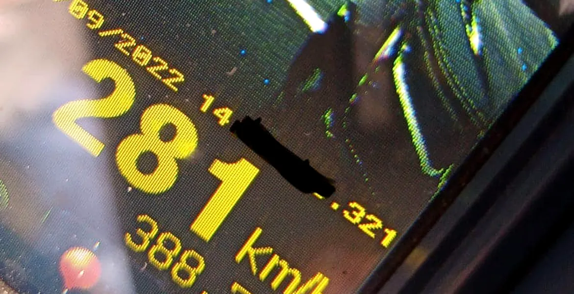 Viteza record cu care a condus un șofer pe Autostrada A1