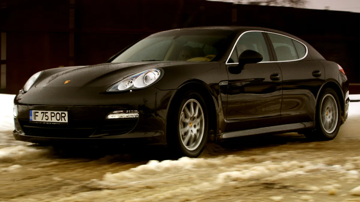 Porsche Panamera - test in RO